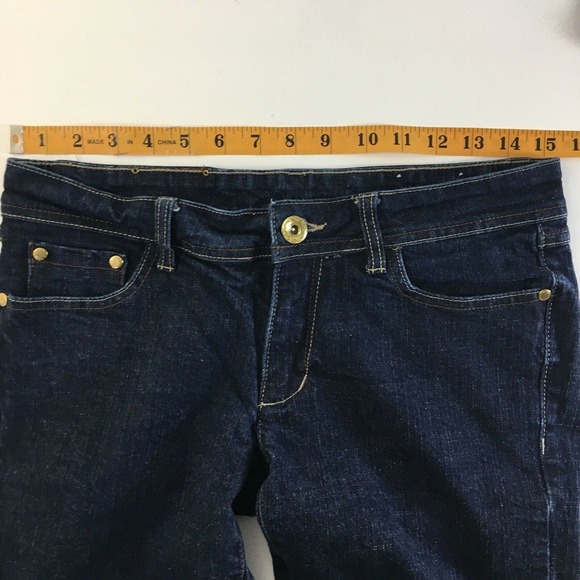 Red by Marc Ecko Juniors Jeans Size 7 Straight Cut Embroidered Pocket 32" Inseam - Picture 9 of 11